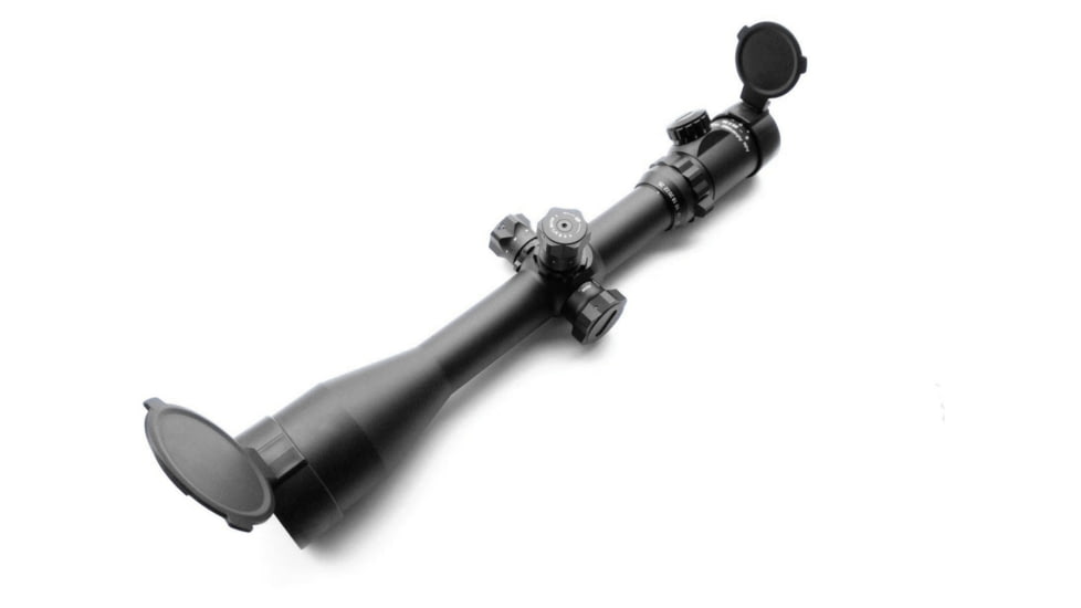 ADE Advanced Optics 6-25x56mm Long Range Rifle Scope, 40mm Tube, Glass Etched Mildot Bar Reticle, Matte, Black, 6-25X56SFIR
