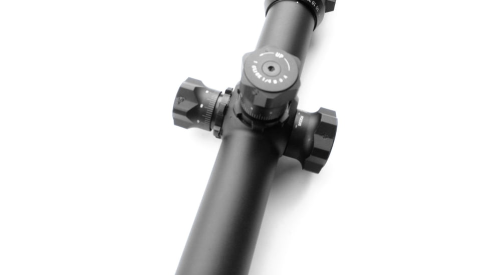 ADE Advanced Optics 6-25x56mm Long Range Rifle Scope, 40mm Tube, Glass Etched Mildot Bar Reticle, Matte, Black, 6-25X56SFIR