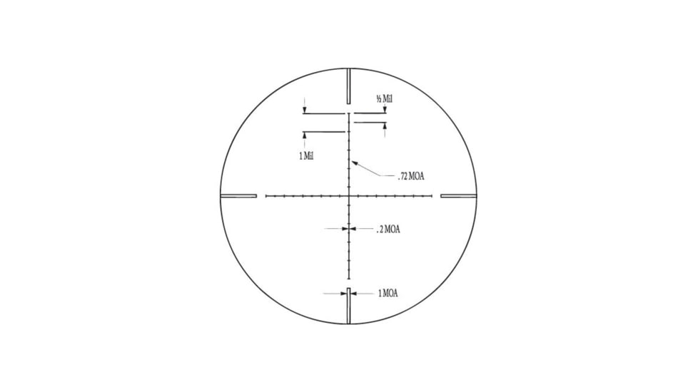 ADE Advanced Optics 6-25x56mm Long Range Rifle Scope, 40mm Tube, Glass Etched Mildot Bar Reticle, Matte, Black, 6-25X56SFIR