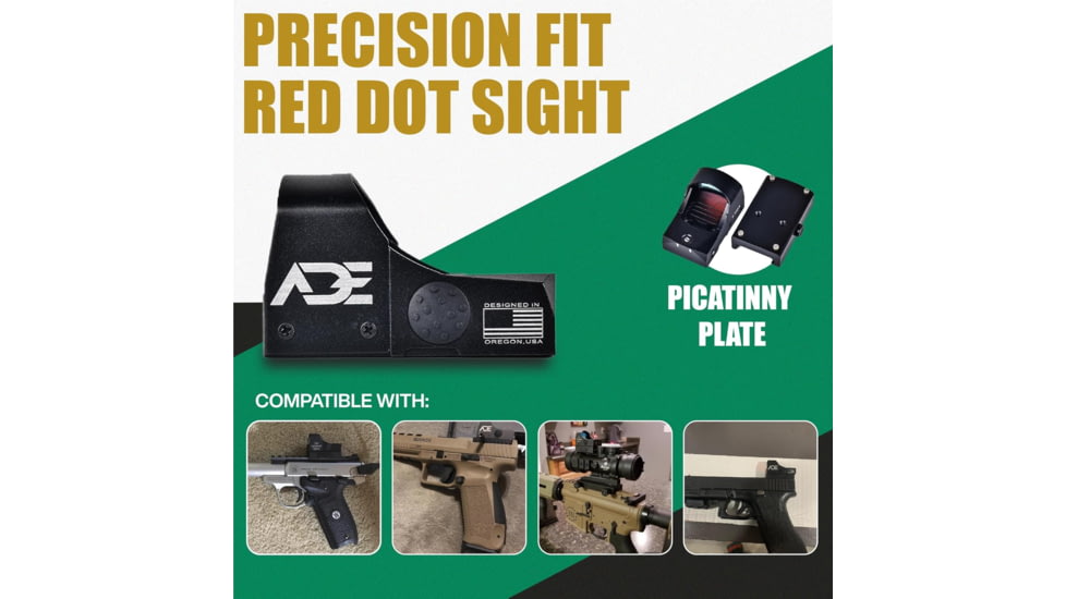 ADE Advanced Optics RD3-009 1x Reflex Red Dot Sight