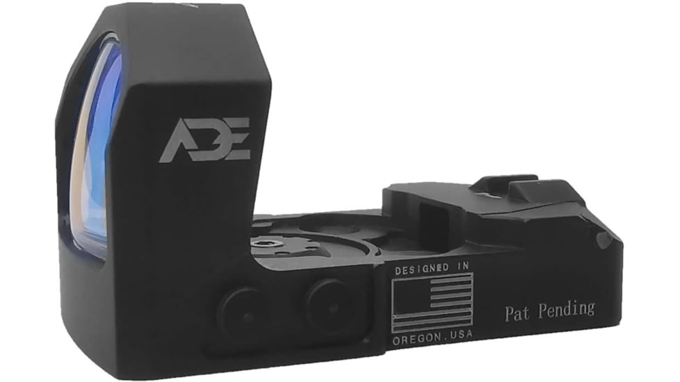 ADE Advanced Optics RD3-022 Pro Artemis Red Dot Sight With Multi-6-Reticle System, Multi-6 Reticle, CR1632, Black, RD3-022 Pro