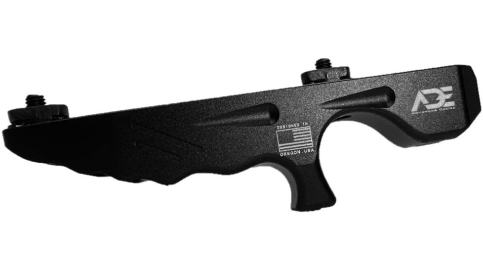 ADE Advanced Optics M-Lok Angled Foregrip/Handstop, Green Laser, Black, HG77