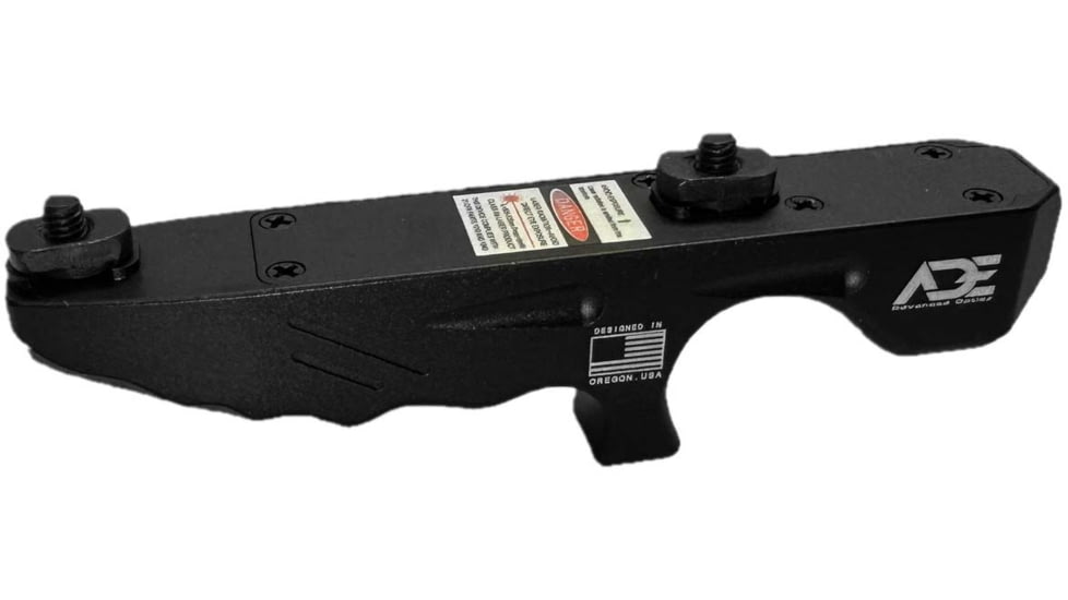 ADE Advanced Optics M-Lok Angled Foregrip/Handstop, Green Laser, Black, HG77