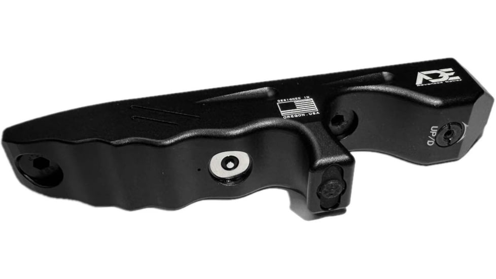 ADE Advanced Optics M-Lok Angled Foregrip/Handstop, Green Laser, Black, HG77
