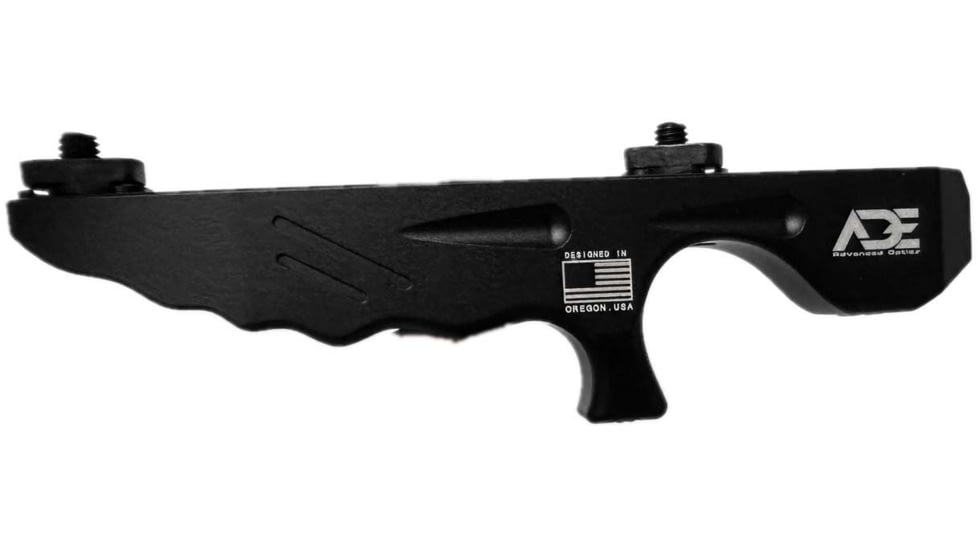 ADE Advanced Optics M-Lok Angled Foregrip/Handstop, Green Laser, Black, HG77