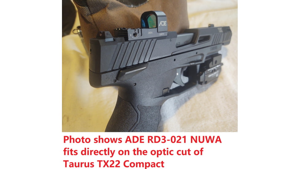ADE Advanced Optics NUWA Micro Red Dot Sight, 2 MOA Reticle, Black, RD3-021