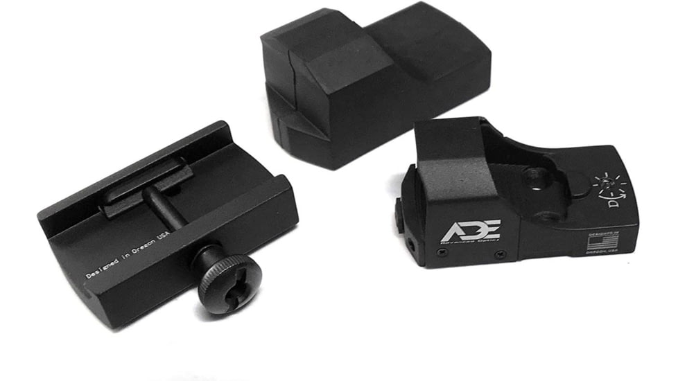ADE Advanced Optics RD3-006A Mini Reflex Micro Green Dot Sight, 3 MOA, Black, RD3-006A