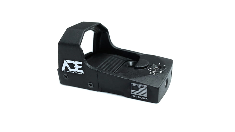 ADE Advanced Optics RD3-006B Mini Reflex Micro Green Dot Sight, 3 MOA, Black, RD3-006B