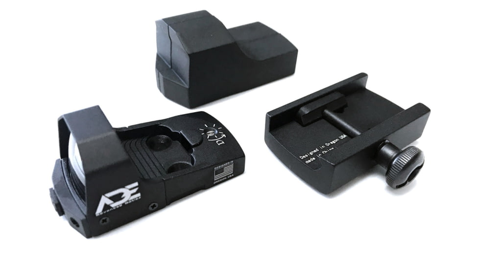 ADE Advanced Optics RD3-006B Mini Reflex Micro Green Dot Sight, 3 MOA, Black, RD3-006B
