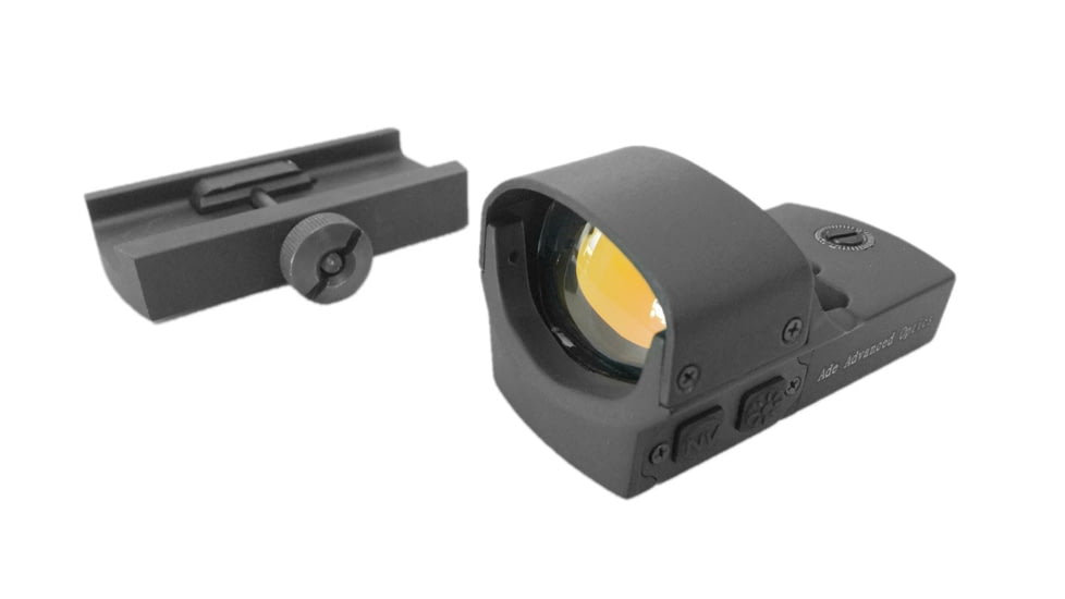 ADE Advanced Optics RD3-011 Avenger Red Dot Sight/NV Night Vision Sight, Red Dot/Invisible NV Dot Reticle, Black, RD3-011