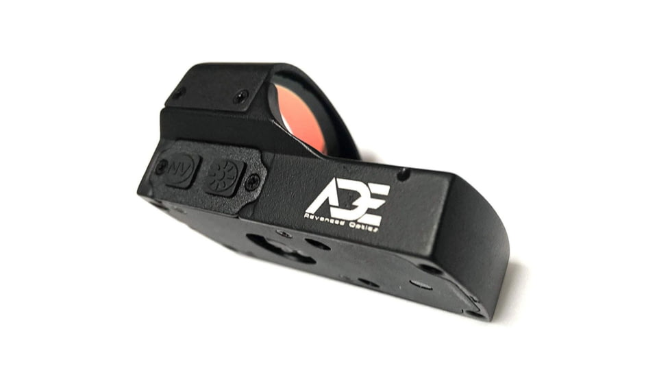 ADE Advanced Optics RD3-011 Avenger Red Dot Sight/NV Night Vision Sight, Red Dot/Invisible NV Dot Reticle, Black, RD3-011