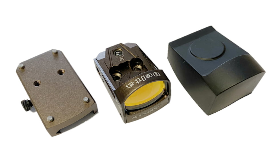 ADE Advanced Optics RD3-012 Delta Mini Reflex Red Dot Micro Sight, Dot Reticle, FDE, RD3-012S