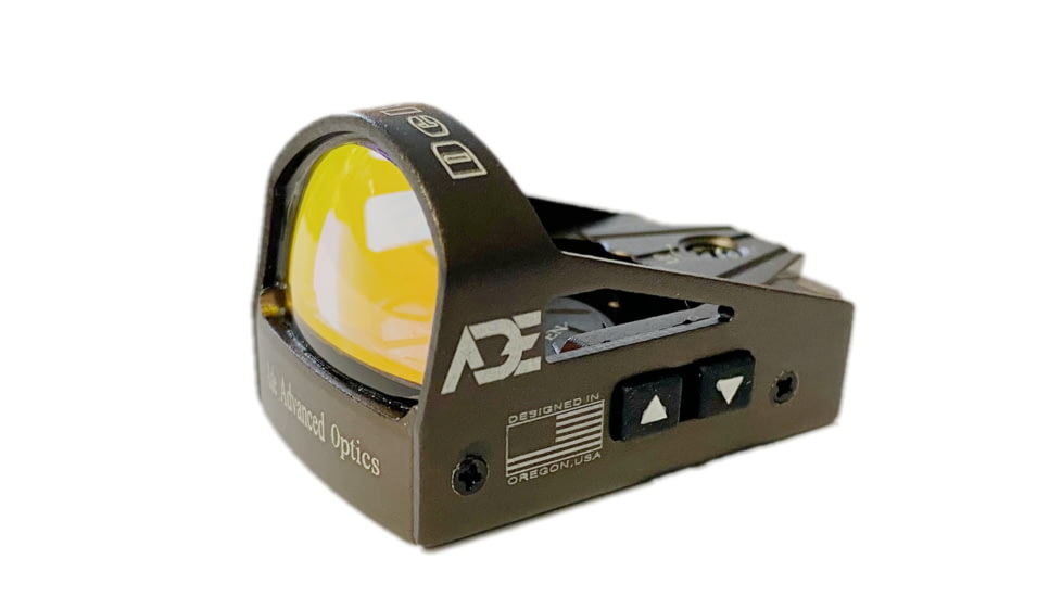ADE Advanced Optics RD3-012 Delta Mini Reflex Red Dot Micro Sight, Dot Reticle, FDE, RD3-012S