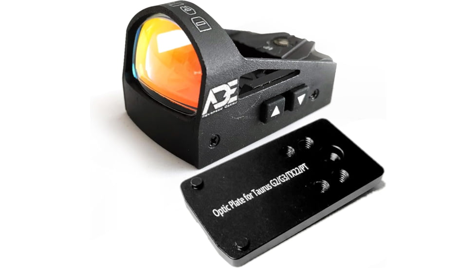 ADE Advanced Optics Delta RD3-012 Motion-Activated 1x Reflex Red Dot Sight w/ Taurus Optic Mount Plate
