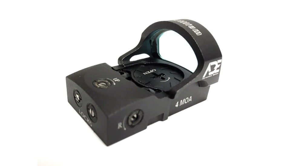 ADE Advanced Optics RD3-013 Micro Mini Reflex Red Dot Sight, 4MOA Reticle, Black, RD3-013