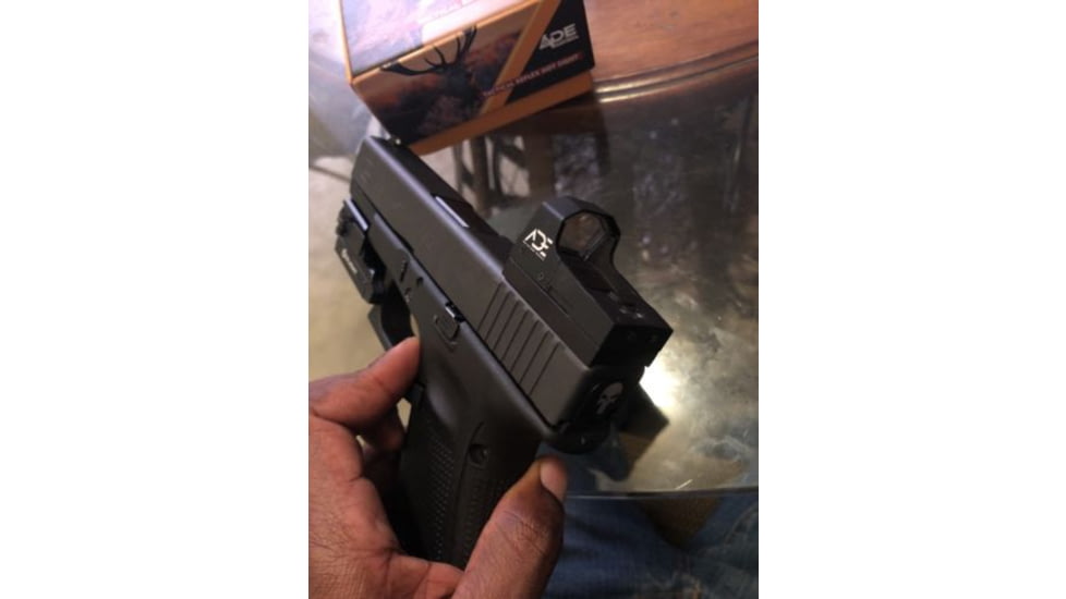 ADE Advanced Optics RD3 BLUE 1x Red Dot Sight, Black, RD3-006B-BLUE