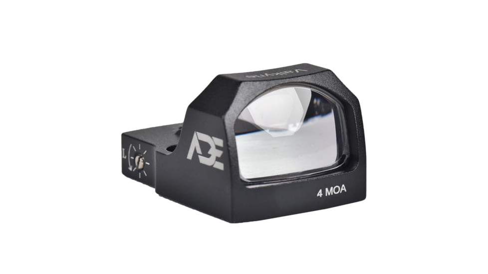 ADE Advanced Optics Valkyrie Green Dot Sight, 4 MOA Reticle, Black, RD3-023 Pro