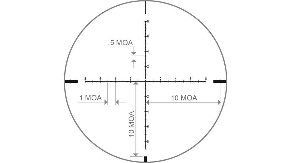 AGM Global Vision 1-8x24mm Professional Rifle Scope, 30mm Tube, Second Focal Plane, Glass etched Mil-dot reticle, Black, 4501X822PRGPR1