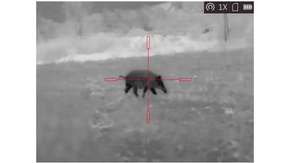 AGM Global Vision Varmint LRF TS50-640 Thermal Imaging Rifle ScopeW/Built-In Laser Range Finder, 2.5-32x50mm, 384x288, 50 Hz, Black, 8.5 3.1 4.2, 3142555306RA51