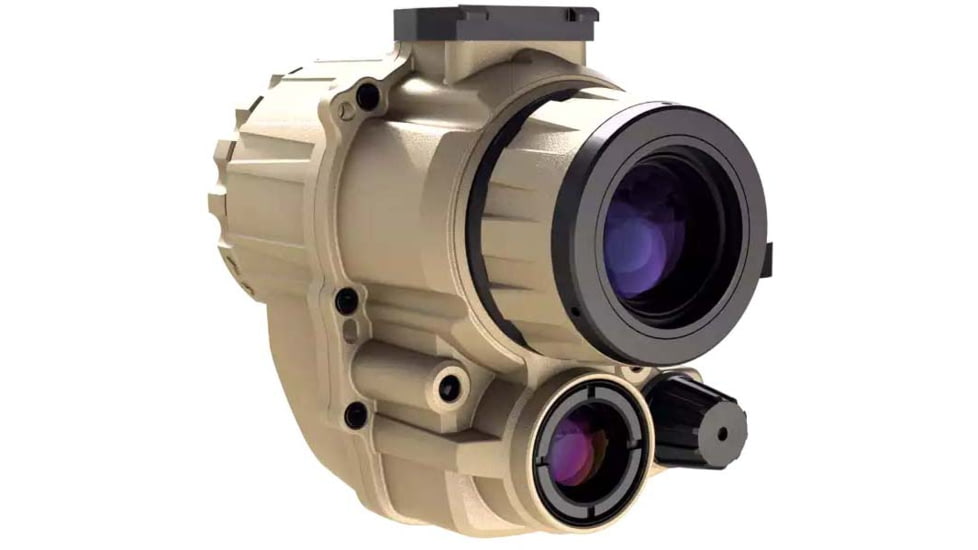 AGM Global Vision F14-3AP Fusion Night Vision and Thermal Monocular, 640x512, 50 Hz, Mil-Spec Elbit or L3 Gen 3 FOM 2200 Plus, P43-Green Phosphor IIT, Sand, 7152522111012F14