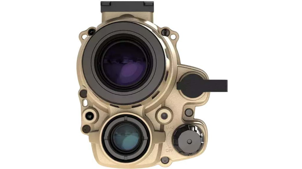 AGM Global Vision F14-3AP Fusion Night Vision and Thermal Monocular, 640x512, 50 Hz, Mil-Spec Elbit or L3 Gen 3 FOM 2200 Plus, P43-Green Phosphor IIT, Sand, 7152522111012F14