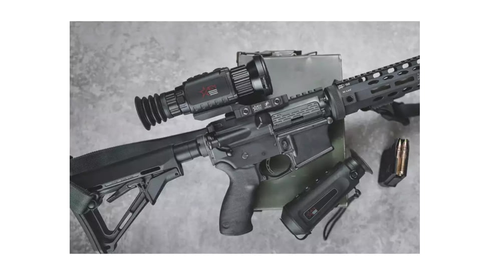 AGM Global Vision Rattler TS50-640 Thermal Imaging Rifle Scope, 2.6-20.8x35mm, 640x512, 50 Hz, Black, 7.4 2.5 2.3, 3143555006RA51