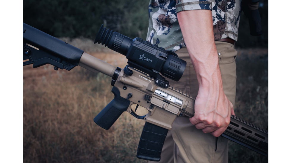 AGM Global Vision Rattler V3 LRF 35-640 2.5-20x 35mm Thermal Imaging Rifle Scope, 50Hz, 640x512, Black, RATT35-640-V3