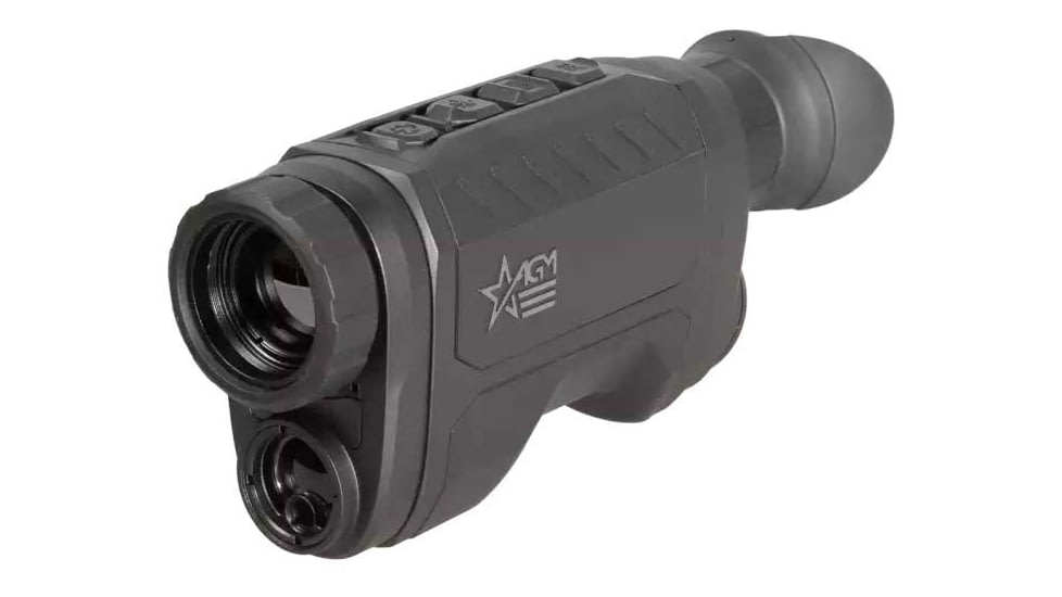 AGM Global Vision ReachIR LRF 25-384 2.5-20x25mm Thermal Monocular w/Built-in Laser Range Finder, 50Hz, 384x288, Black, REAC25-384-LRF