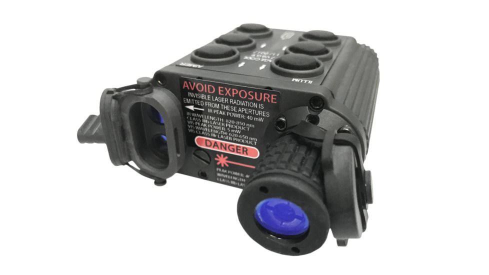 AGM Global Vision RMSAL Squad Aiming Laser, Rifle-Mounted, IR Laser + Green/Red Visible Laser + IR Illuminator, Black 503RMSALPRGDE1