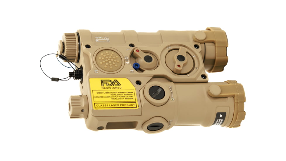 AGM Global Vision Weapon Laser Aiming Device, Multi-Spectral System Class 1 in, Tan, WLAD-CLA1-T1