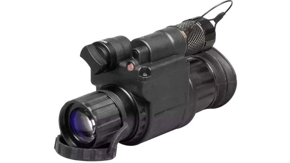 AGM Global Vision Wolf-14 NL1 1x25mm Night Vision Monocular, Gen 2+, Level 1, Green Phosphor, 42 Degrees, Black, 11W14122153011