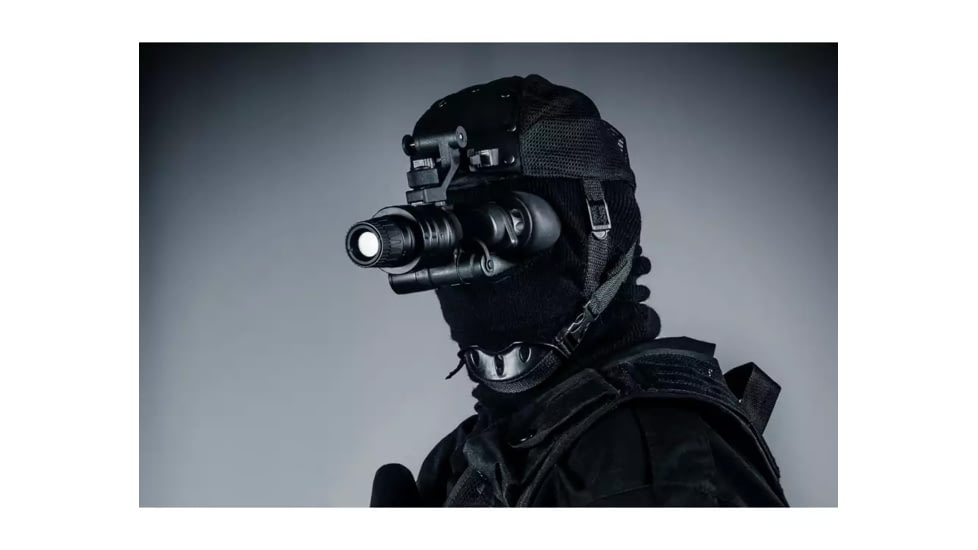 AGM Global Vision Wolf-7 NL3 Night Vision Goggle, Gen 2 Plus, Level 3, Black, 7.4 4.8 2.8, 12WO7122103031