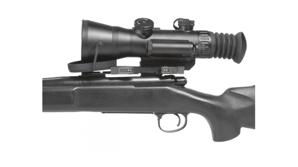 AGM Global Vision Wolverine-4 NL2 Night Vision Rifle Scope W/Sioux850 Long-Range Infrared Illuminator 4x108mm, Gen 2 Plus, Level 2, Black, 12.1 x 3.7 x 3.8, 15WOL422103231