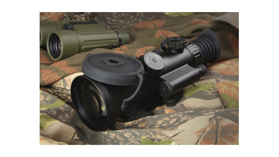 AGM Global Vision Wolverine-4 NL2 Night Vision Rifle Scope W/Sioux850 Long-Range Infrared Illuminator 4x108mm, Gen 2 Plus, Level 2, Black, 12.1 x 3.7 x 3.8, 15WOL422103231