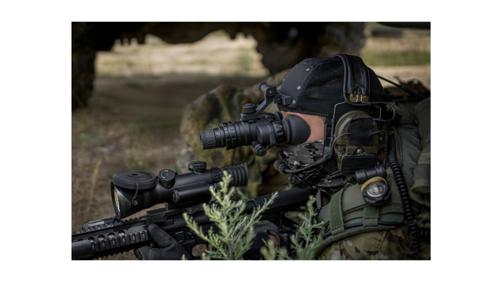 AGM Global Vision Wolverine-4 NL2 Night Vision Rifle Scope W/Sioux850 Long-Range Infrared Illuminator 4x108mm, Gen 2 Plus, Level 2, Black, 12.1 x 3.7 x 3.8, 15WOL422103231