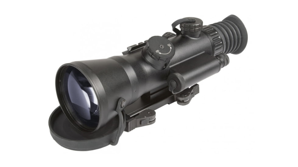 AGM Global Vision Wolverine-4 NL2 Night Vision Rifle Scope W/Sioux850 Long-Range Infrared Illuminator 4x108mm, Gen 2 Plus, Level 2, Black, 12.1 x 3.7 x 3.8, 15WOL422103231