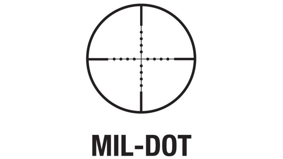 AIM Sports Inc 3-9X40 Non-Illuminated Full Size Rifle Scope w/ Mil-Dot Reticle, JLM3940G