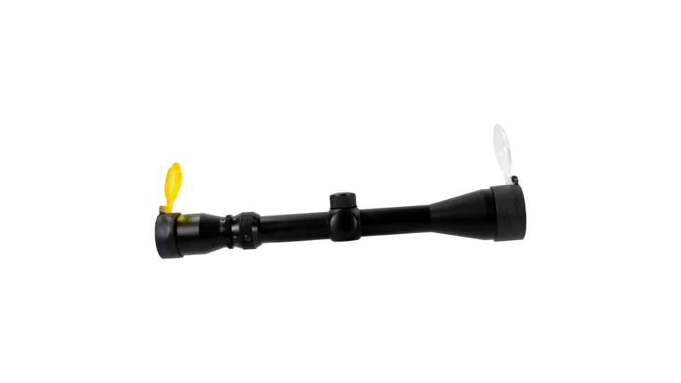 AIM Sports Inc 3-9X40 P4 Sniper Scope/Flip-Up Lens Covers & Rings, Black, Large, JLB3940G