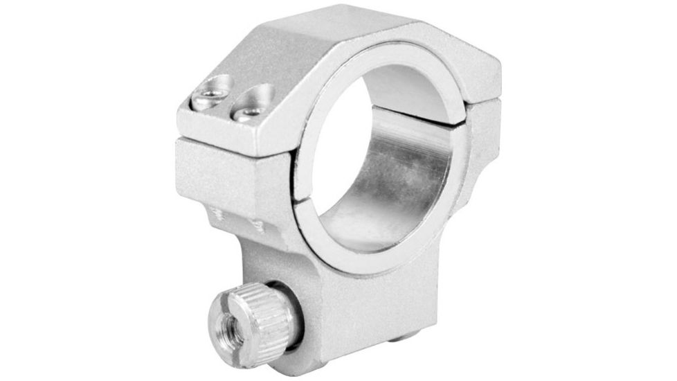 AIM Sports Inc 30mm Ruger Ring /1in Insert/Low Profile/Silver QRS01