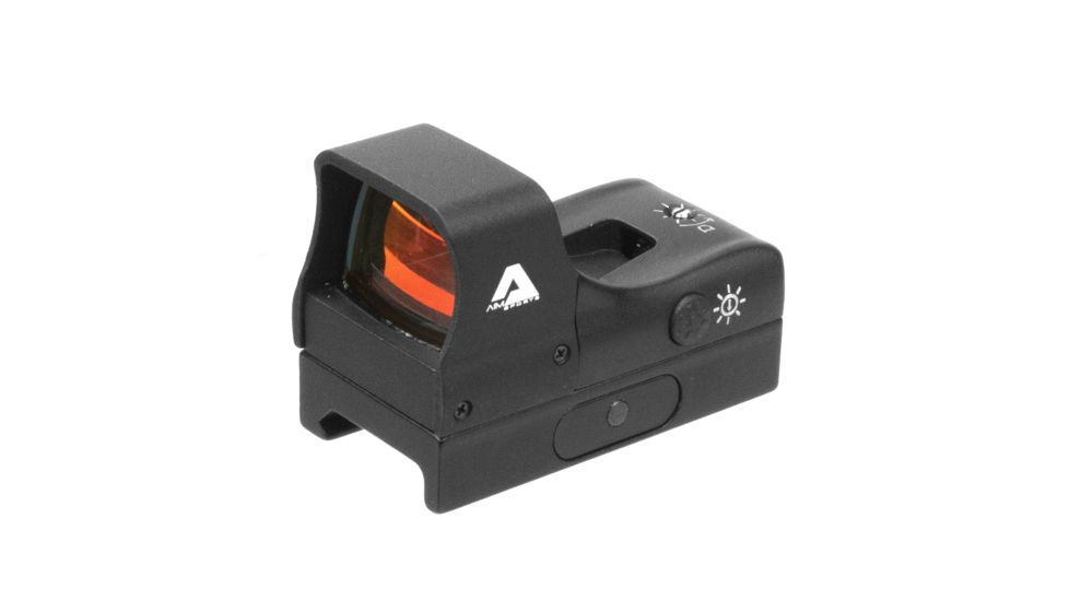 AIM Sports Inc Compact 1x27mm Red Dot Reflex Sigh, 3.5 MOA Dot Sight, Aircraft Grade Aluminum, Black, RT5-C1, EDEMO1