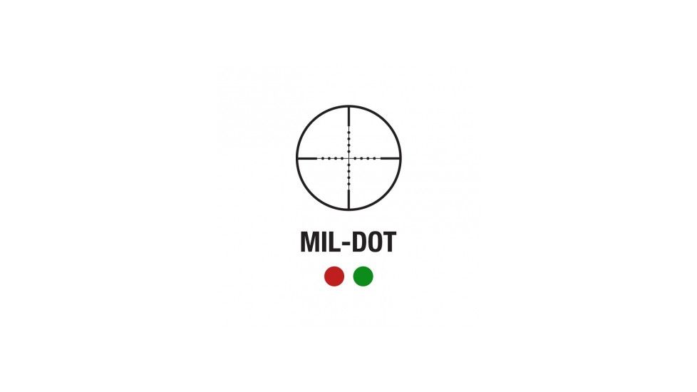 AIM Sports Inc Dual Illuminated Mil-Dot Reticle