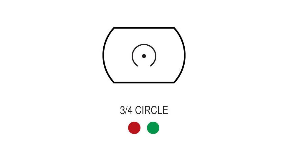 AIM Sports Inc Dual Illuminated Red Dot Sight w/ 4 Reticles, Black, Operator Edition, Small RT4-OE1