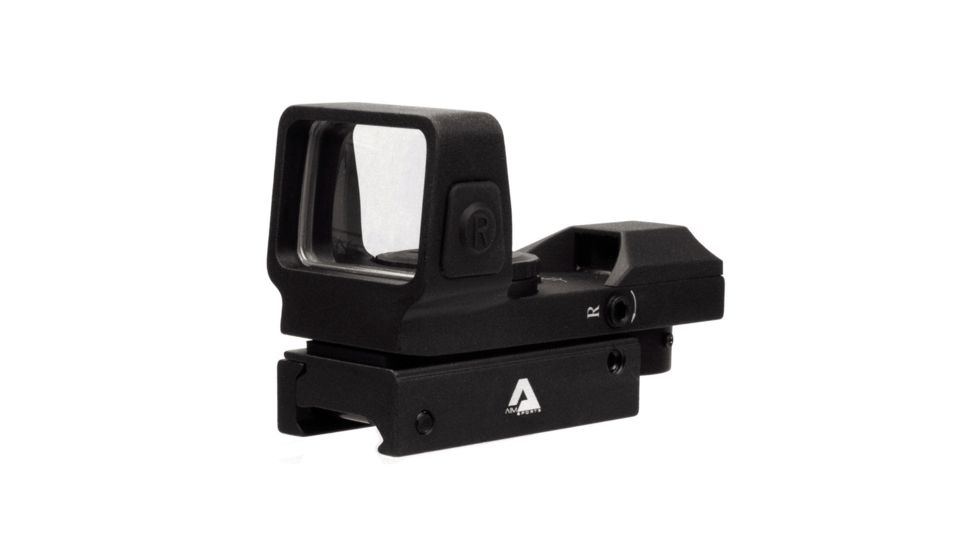AIM Sports Inc Full-sized 1x33mm Red Dot Reflex Sigh, Red/Green Dot Reticle, Aircraft Grade Aluminum, Black, RT5-03F