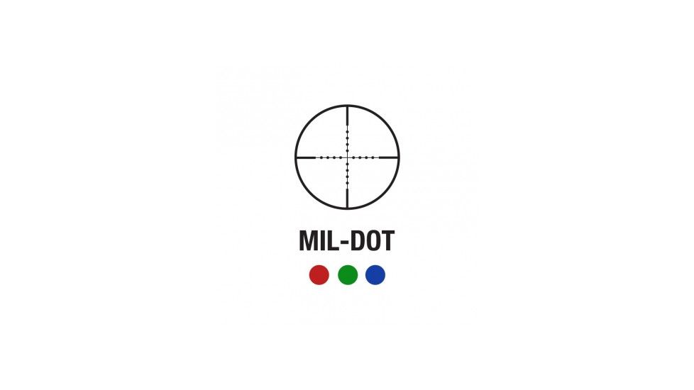 Illuminated Red/ Green/ Blue Mil-Dot