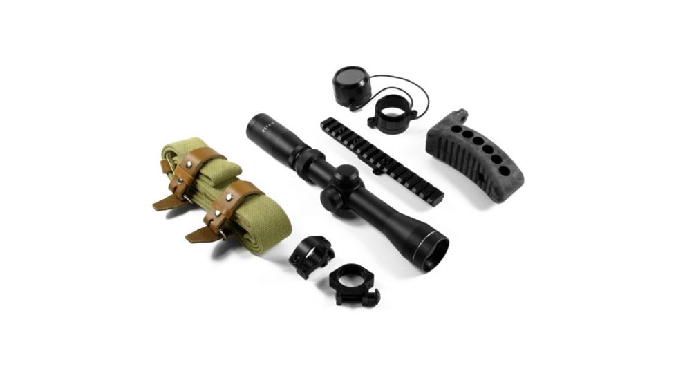 AIM Sports Inc Mosin Nagant Optics Combo Kit, Black, Large CK9130, EDEMO1