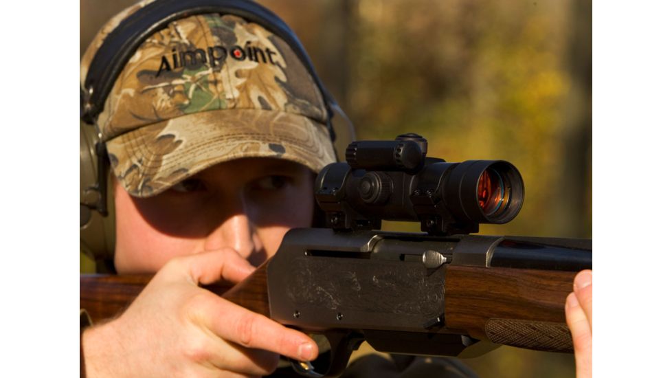 Aimpoint 9000SC Red Dot Reflex Sight, 2 MOA Dot Reticle, Black, Semi Matte, Anodized, 11417