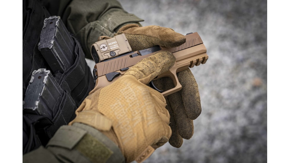 Aimpoint ACRO P-2 Red Dot Reflex Sight, 3.5 MOA Dot Reticle, FDE, Hard Anodized, 200777