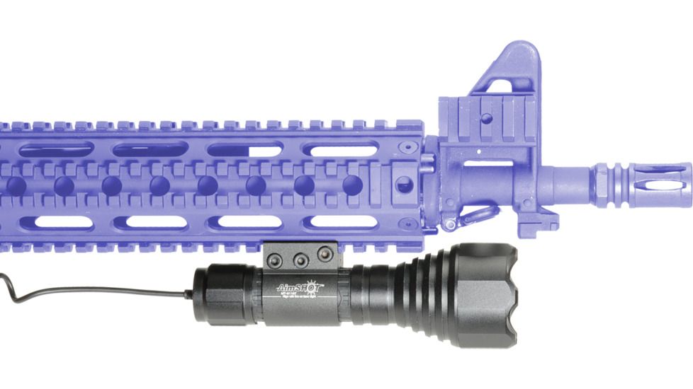 Aimshot Night Scout Illuminator - shown rifle-mounted