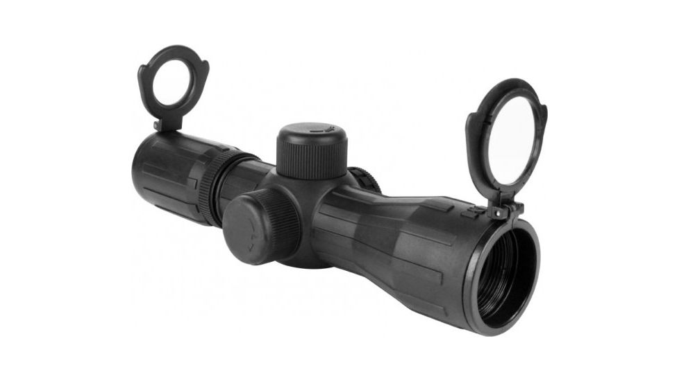 AimSports 4X30 Dual Ill. Rubber Armored Scope , Black JTDX430G