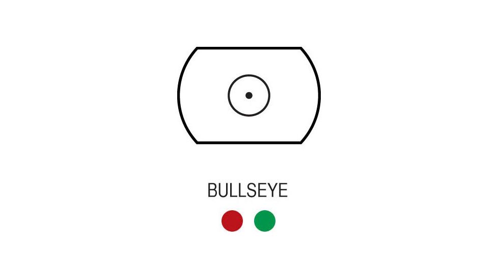 AimSports Dual Ill. Red Dot Sight 4 Different Reticles, Black, Red-Green RT4-03, EDEMO2